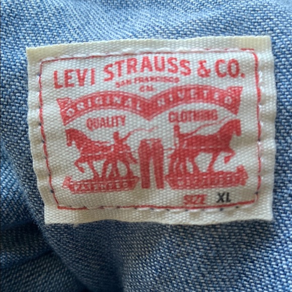 Women’s Blue Denim Jumpsuit - Picture 3 of 3